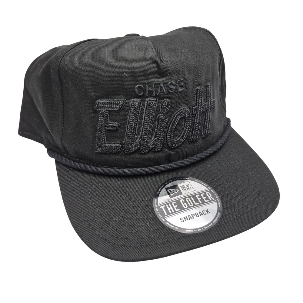 New Era Chase Elliott #9 Exclusive Black Out Golfer Snapback Baseball Cap Hat